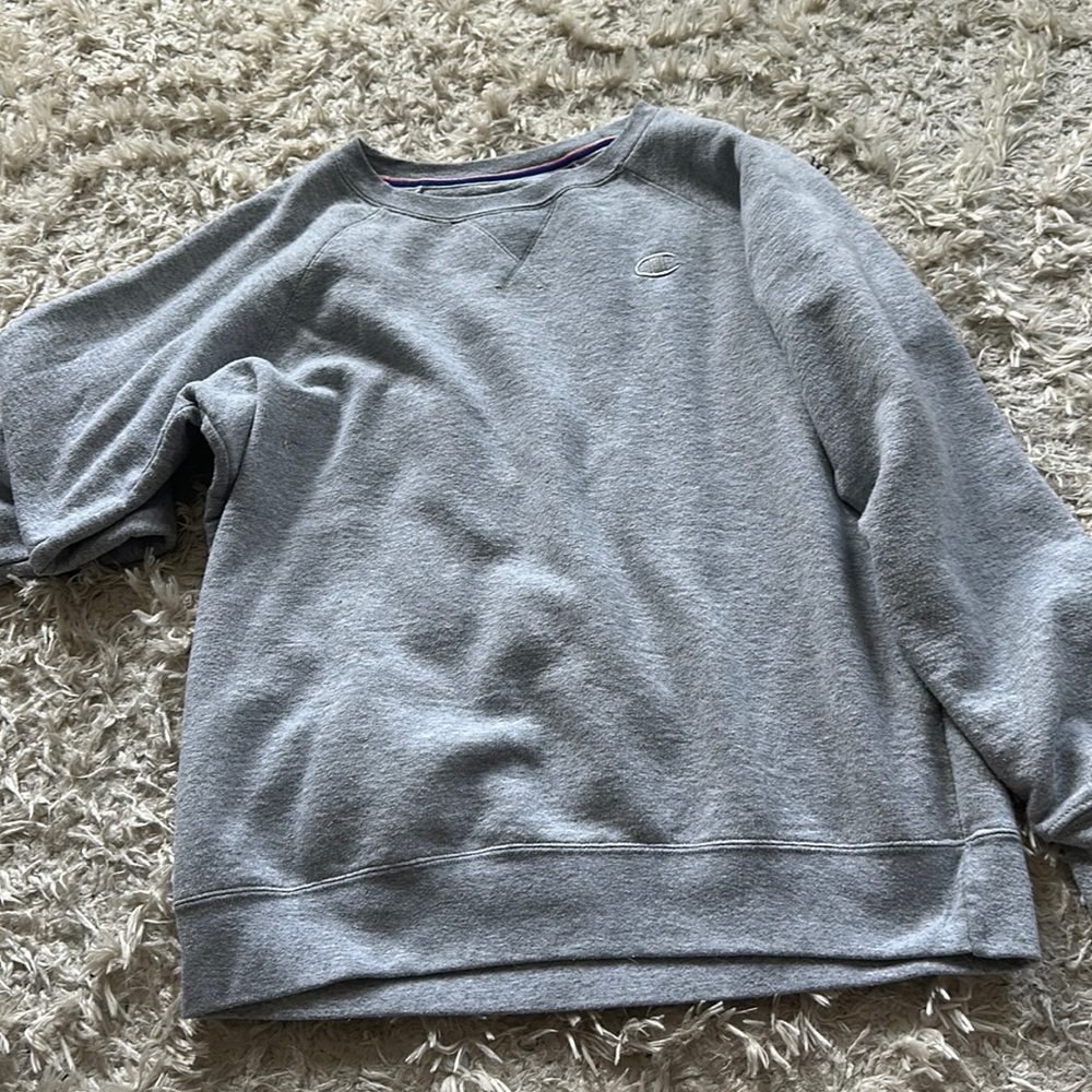 Grey champion crew neck